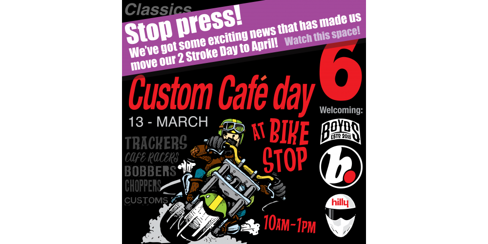 Custom Cafe Day - Sunday 13th March 2022
