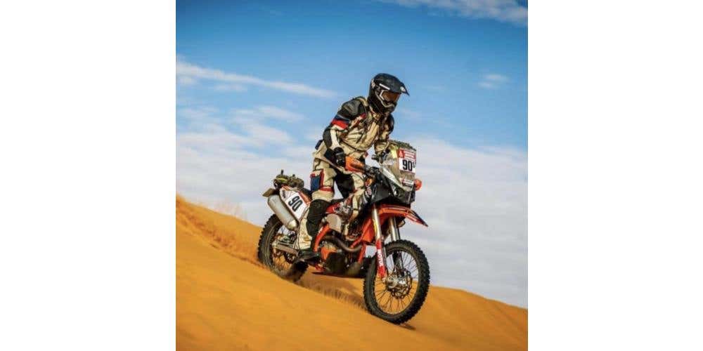 Adventure Bike Day 2, with Mick Extance, his Paris-Dakar Bike and launch of new RST Airbag!