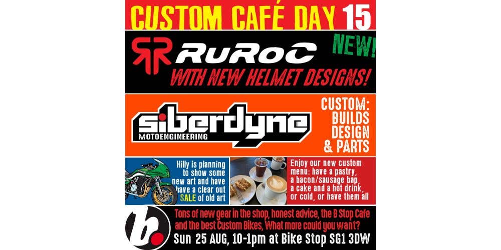Custom Cafe Day 15 - Sunday 25th August 2024