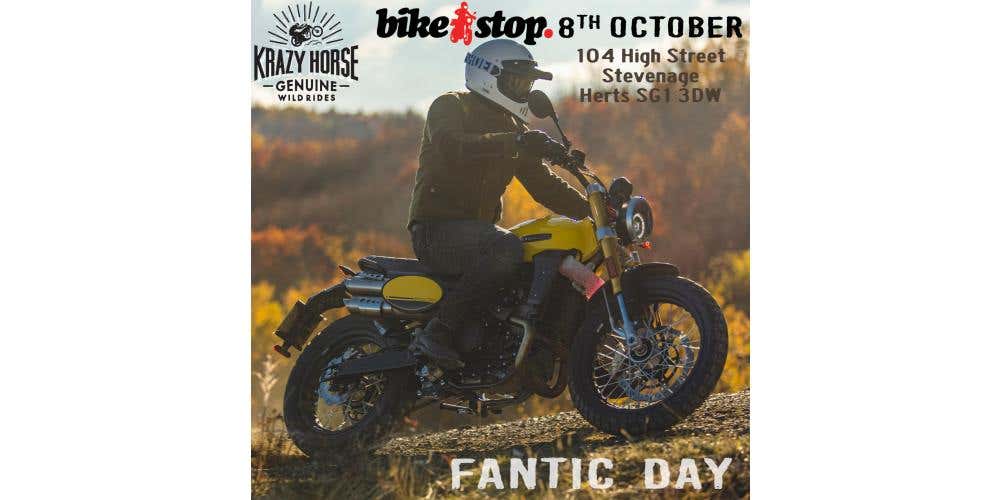 Fantic Motorcycles here with Krazy Horse - Sat Oct 8th 2022