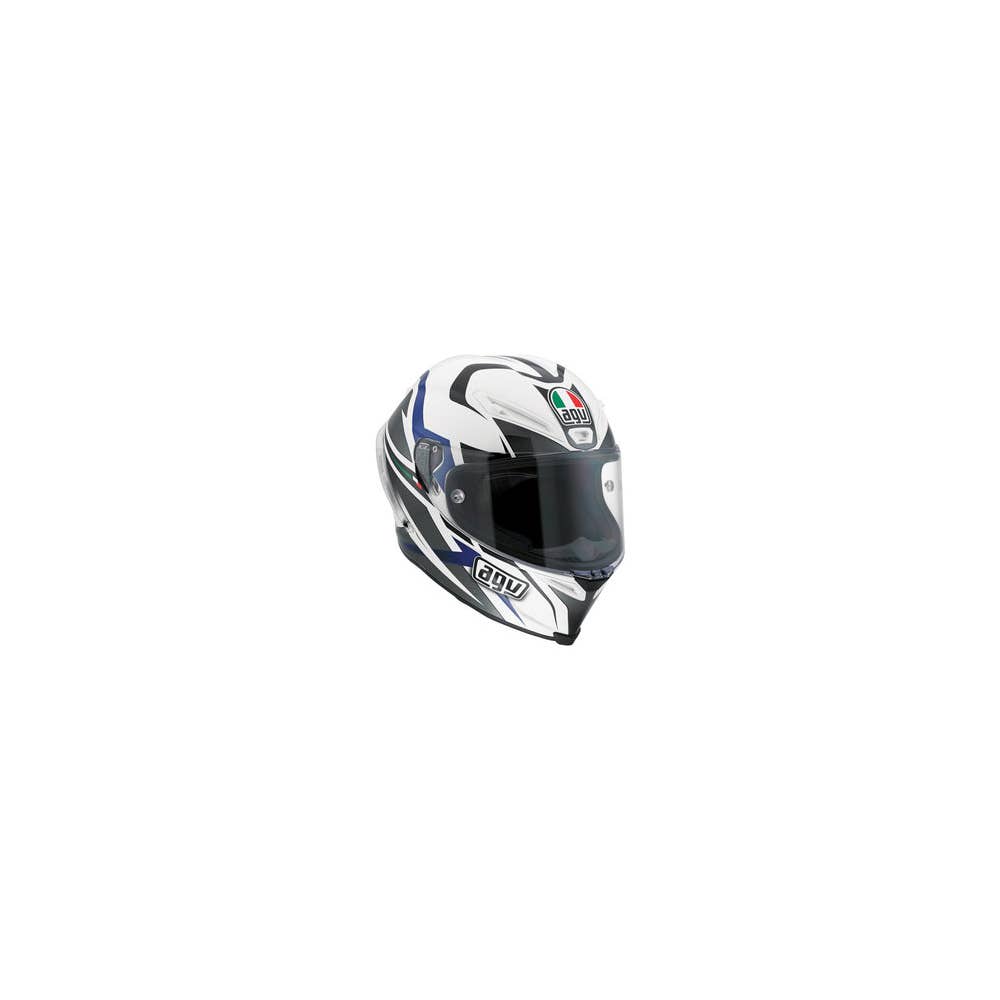 AGV Corsa Velocity Helmet - White / Black / Blue