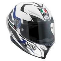 AGV Corsa Velocity Helmet - White / Black / Blue