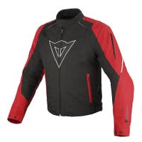 Dainese Laguna Seca D-Dry Waterproof Jacket - Black / Red / White