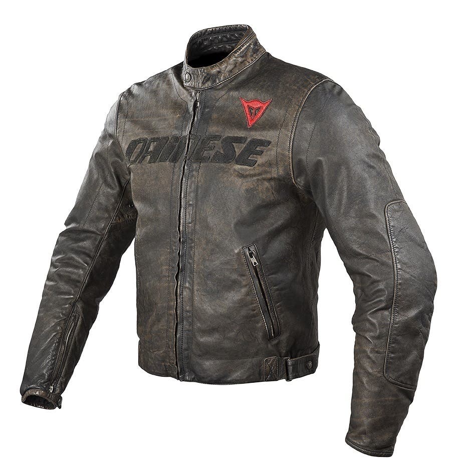Dainese Vintage Leather Jacket Black Motorcycle Jackets Bike