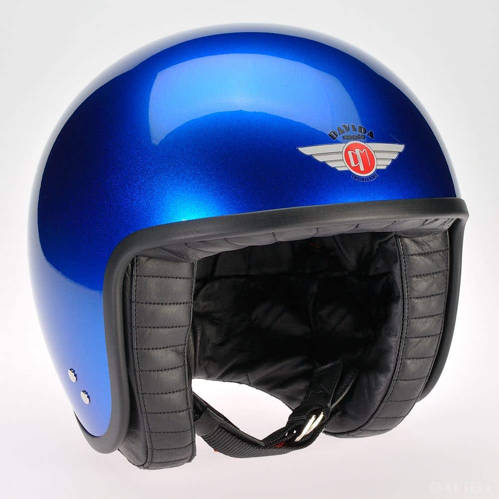 Davida Jet Standard Cosmic Candy Helmet - Blue