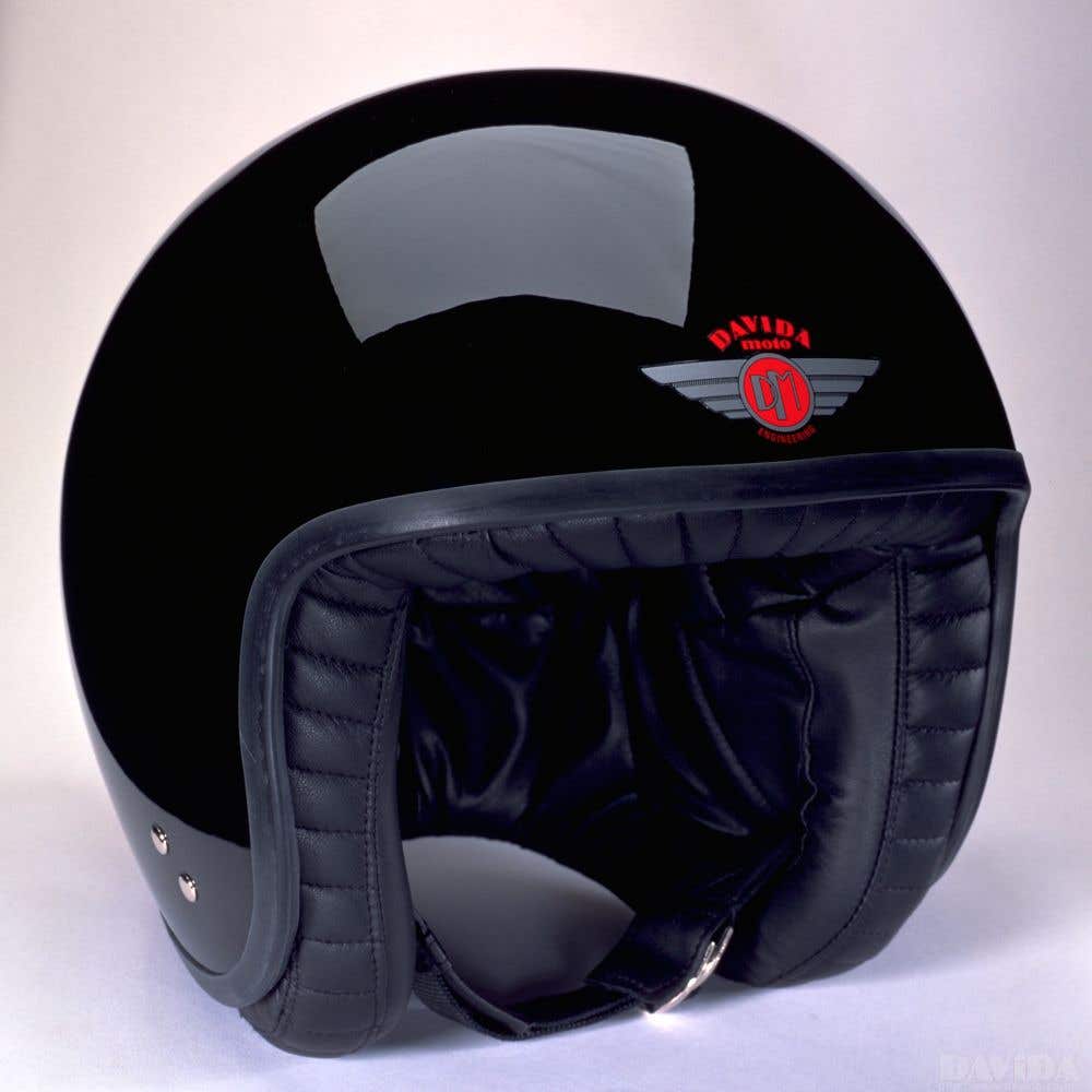 Davida Jet Standard Helmet - Black