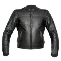 RST Retro Leather Jacket - Black