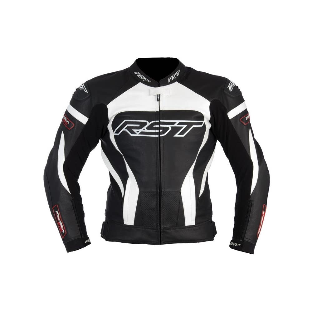 RST Tractech Evo Leather Jacket - White