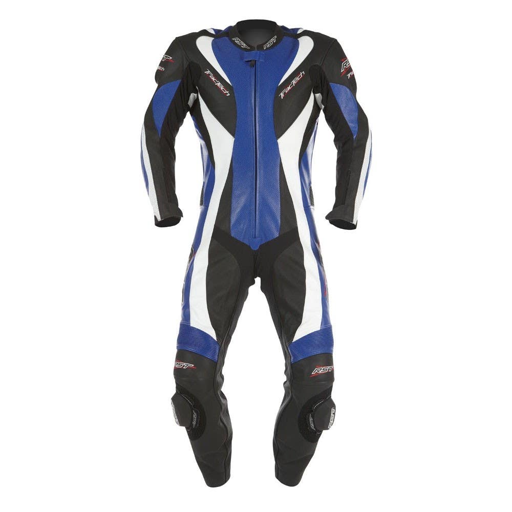 RST Tractech Evo One Piece Leather Suit - Blue
