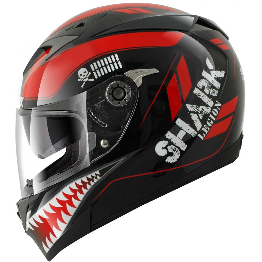 Shark S700-S Legion Helmet - Black / Red / White