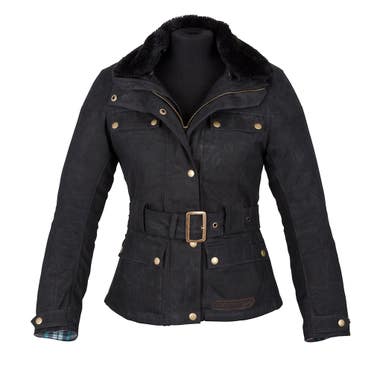 Spada Ladies' Hartbury Wax Cotton Jacket - Black